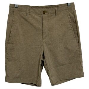 Nicklaus Men’s Golf Shorts Size 32 Tan Performance Stretch Flat Front